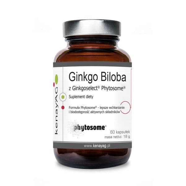 KENAY Ginkgo Biloba contains Ginkgoselect PLUS Phytosome (60 capsules)