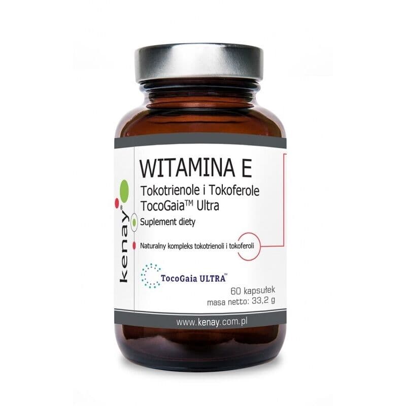 KENAY Vitamin E Tocotrienols and Tocopherols TocoGaia Ultra (60 capsules)