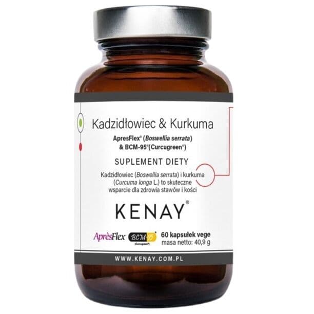 KENAY Frankincense & Turmeric ApresFlex® (Boswellia serrata) & BCM 95® (CURCUGREEN®) (60 capsules)