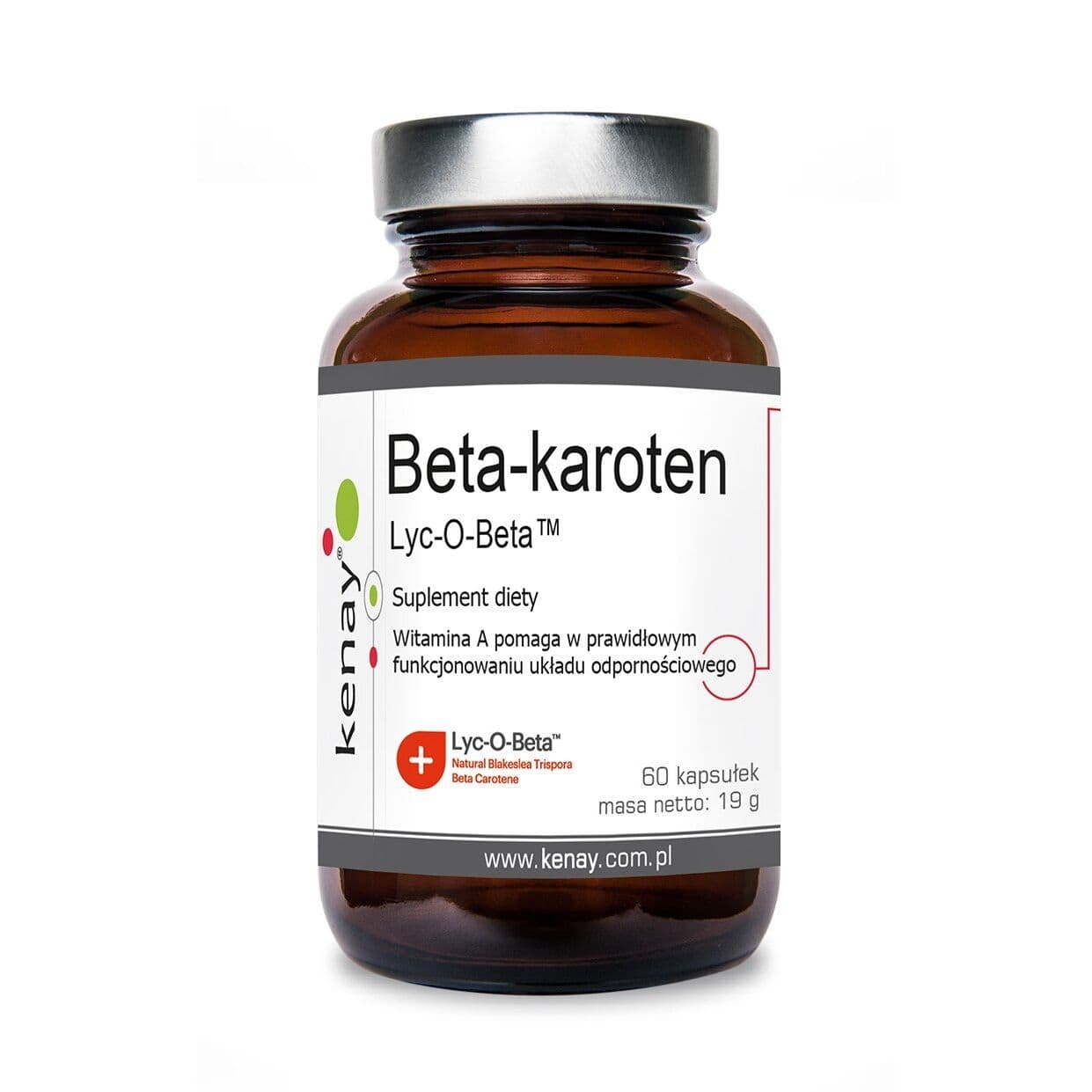 KENAY Beta karoten (Prowitamina A) Lyc-O-Beta (60 capsules.)