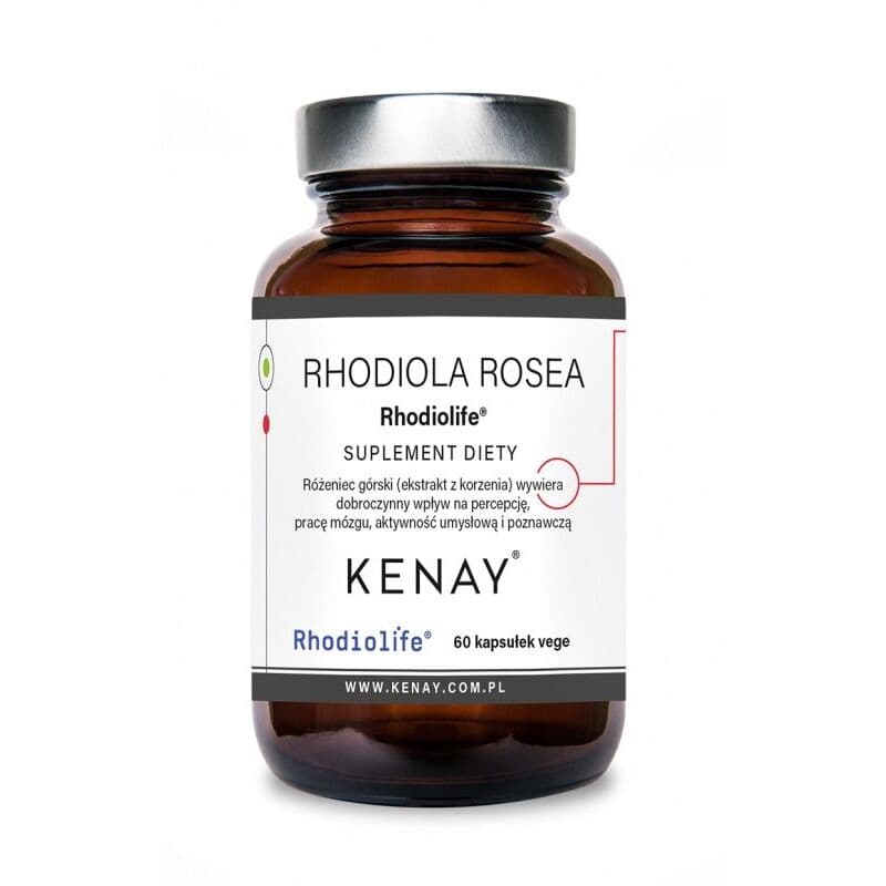 KENAY Rhodiola rosea Rhodiolife – Mountain rhodiola (60 capsules. vege.)