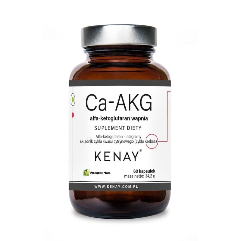KENAY Ca-AKG calcium alpha-ketoglutarate (60 capsules)