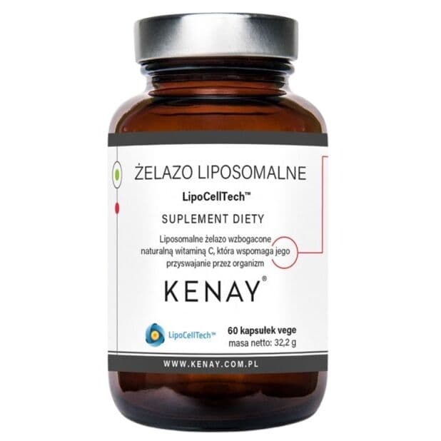 KENAY LipoCellTech™ Liposomal Iron (60 capsules)