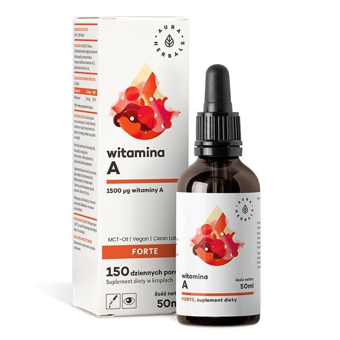 AURA HERBALS Vitamin A FORTE, MCT-Oil (50 ml)