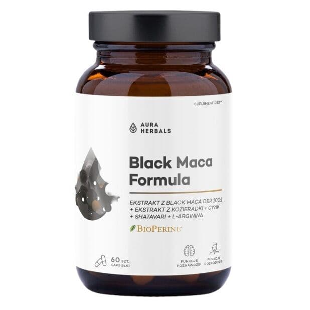 AURA HERBALS Black Maca Formula (60 capsules)