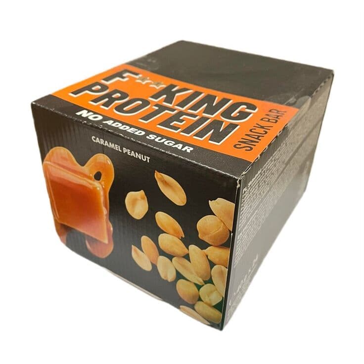 Fitking Protein Snack Bar, Caramel Peanut - 24 x 40g