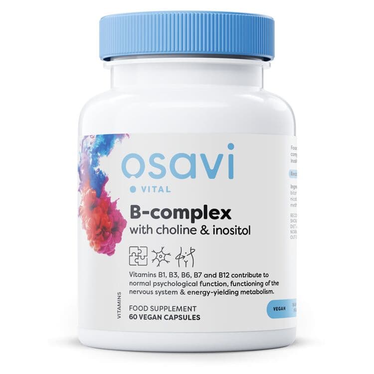 B-Complex with Choline & Inositol - 60 vegan capsules