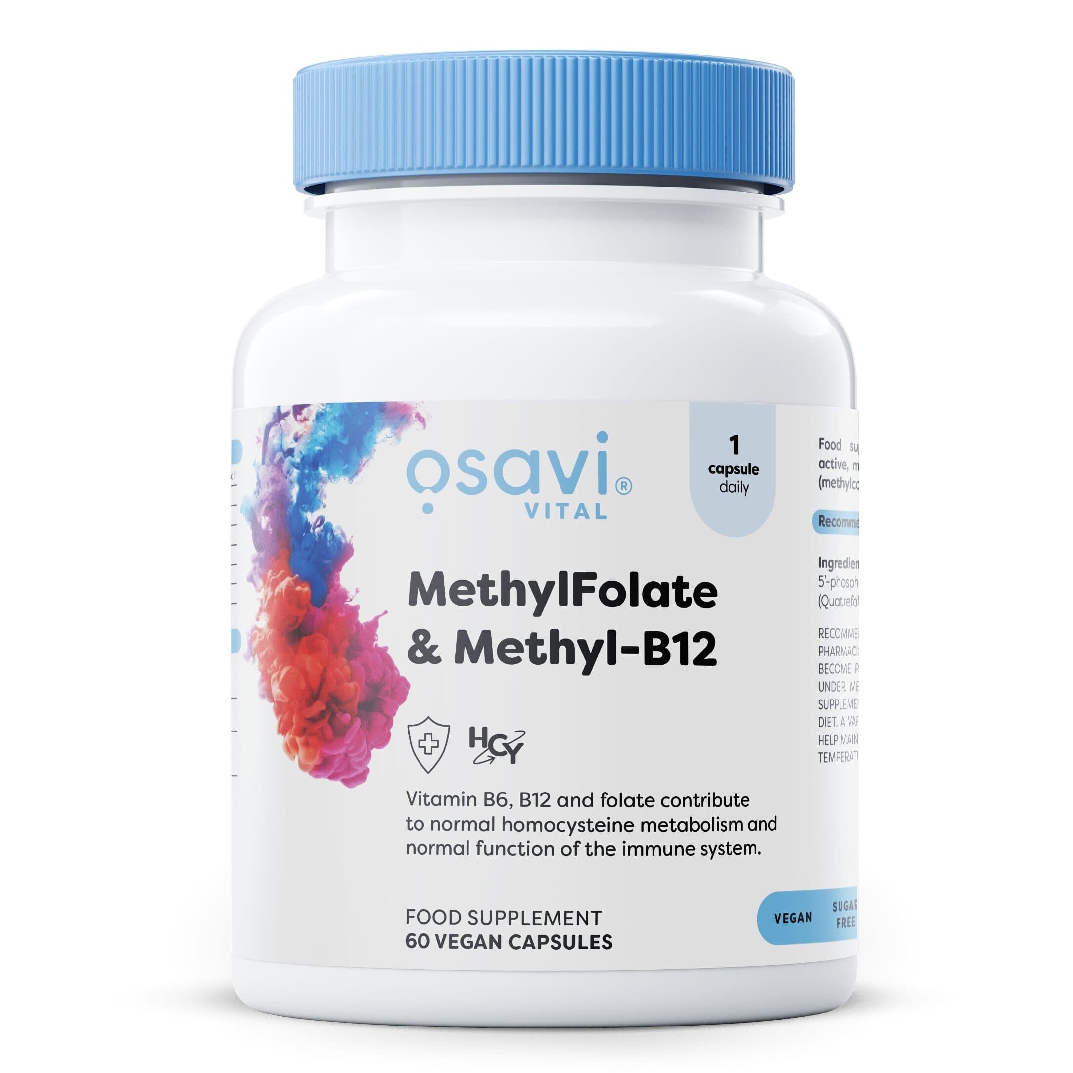 MethylFolate & Methyl-B12 – 60 vegan capsules