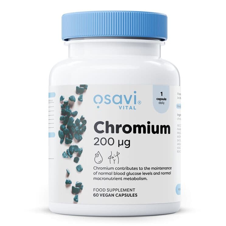 Chromium, 200µg - 60 vegan capsules