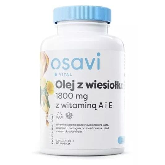OSAVI Evening Primrose, 600 mg with vitamin A & E (180 capsules)