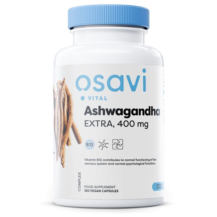 Ashwagandha Extra, 400mg - 120 vegan capsules