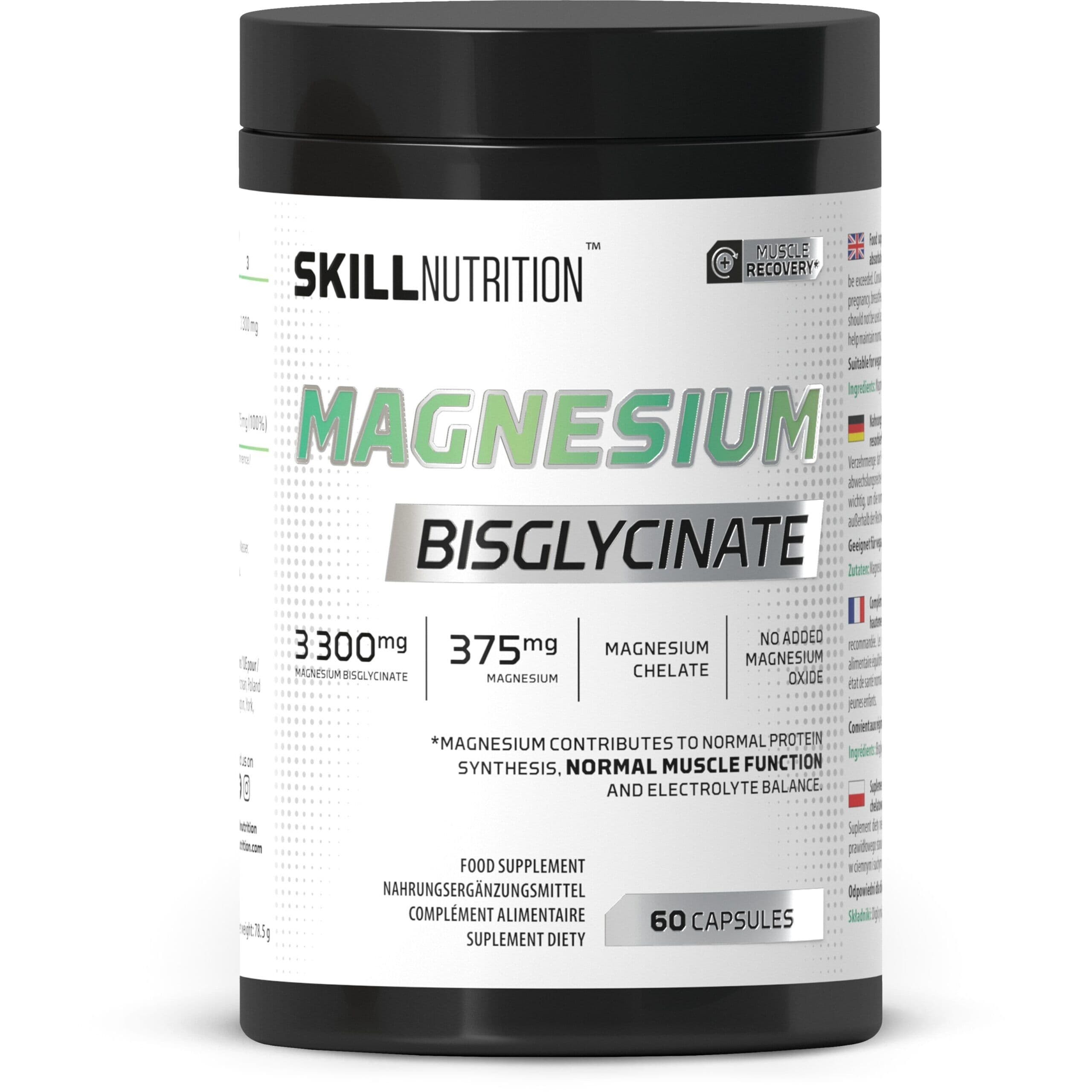 Magnesium Bisglycinate – 60 capsules