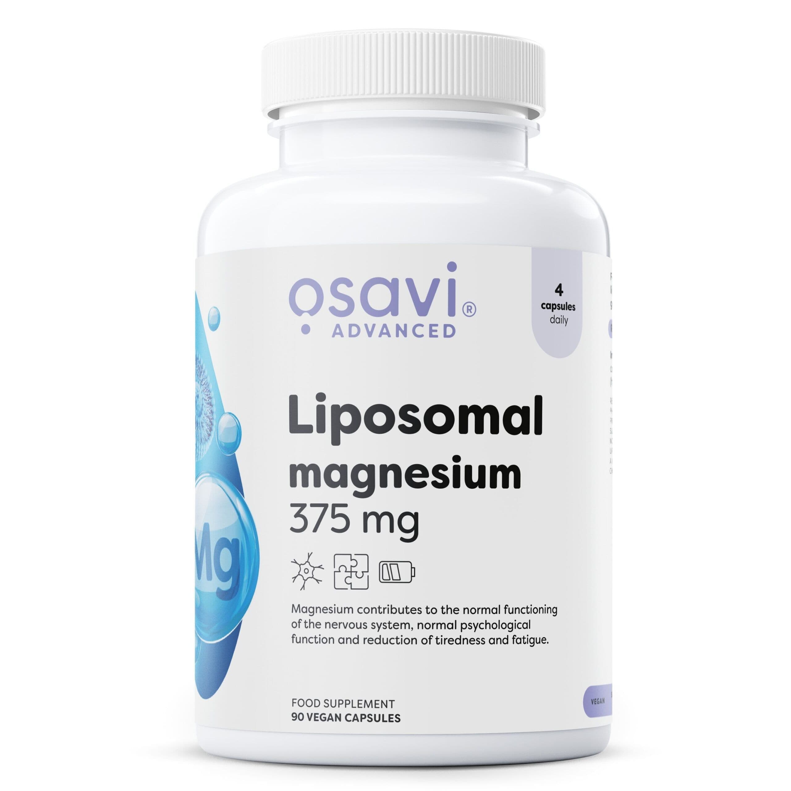 Osavi – Liposomal Magnesium, 375 mg – 90 vegan capsules