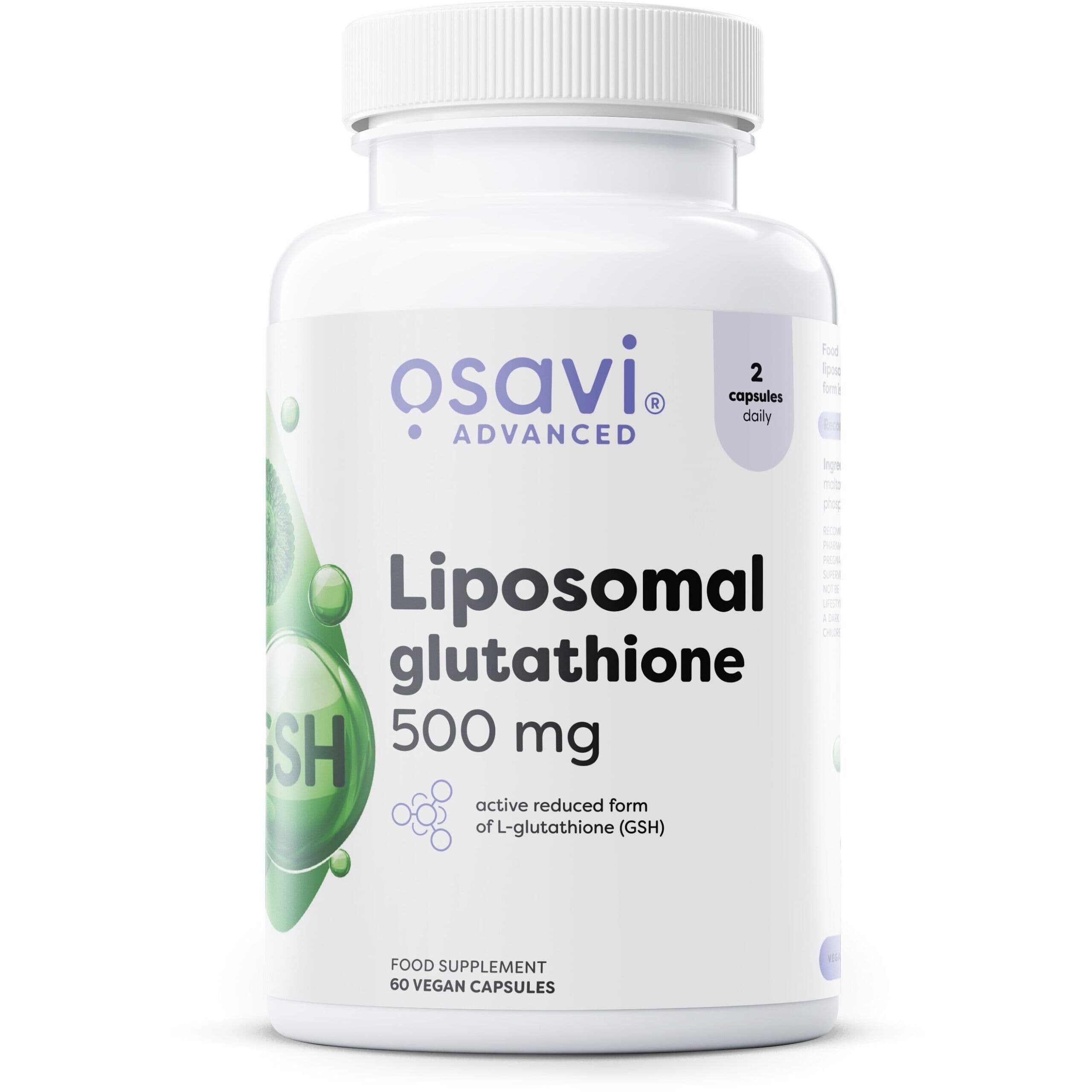 Liposomal Glutathione, 500 mg – 60 vegan capsules