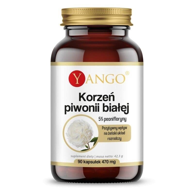 YANGO White peony root – 5% paeniflorin (90 capsules)