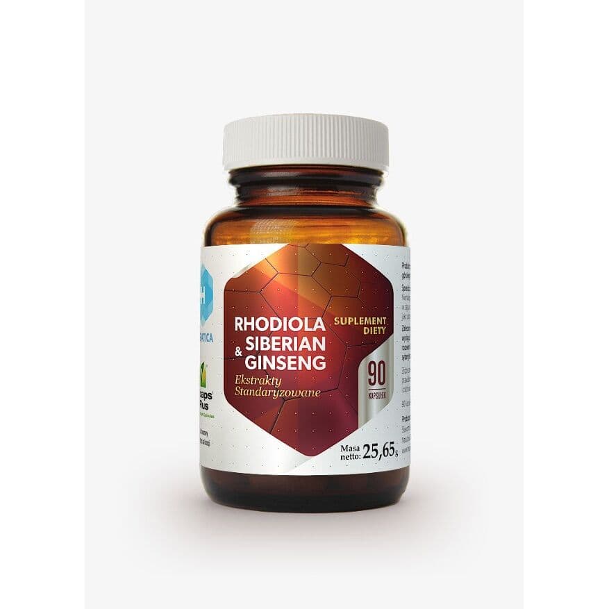 HEPATICA Rhodiola & Siberian Ginseng (90 capsules)