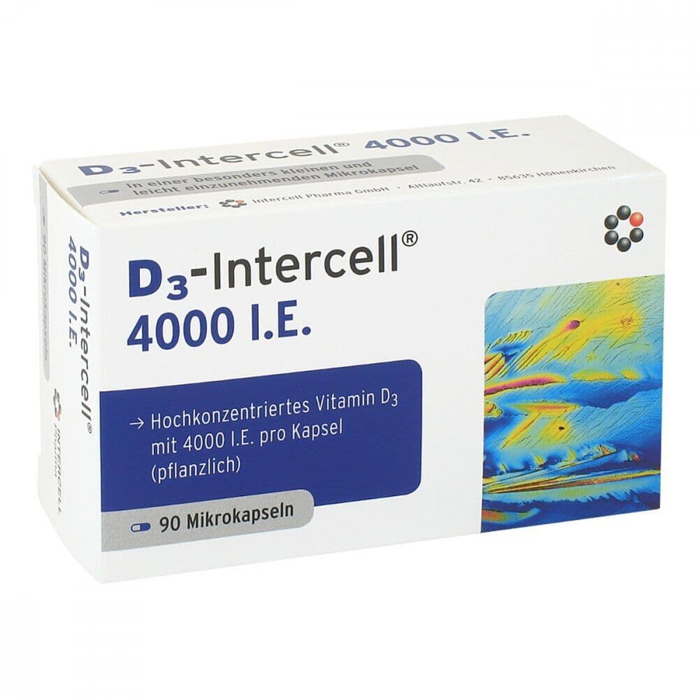 INTERCELL PHARMA D3-Intercell 4000 IU (90 capsules)