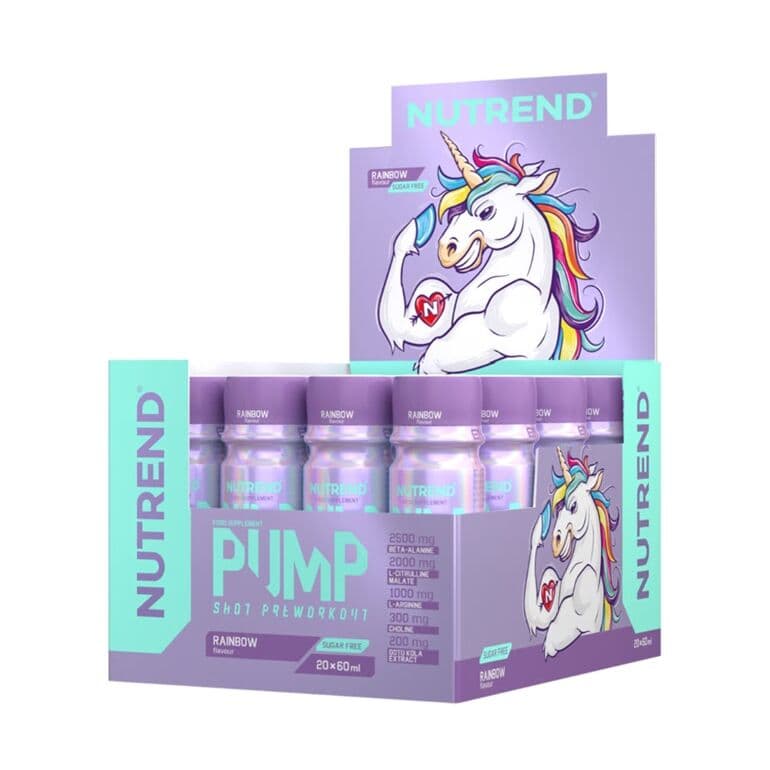 Pump Pre-Workout Shot, Rainbow - 20 x 60 ml.