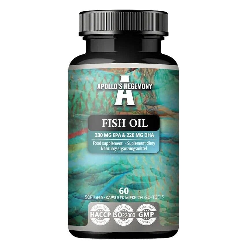 Fish Oil, 330mg EPA & 220mg DHA – 60 softgels